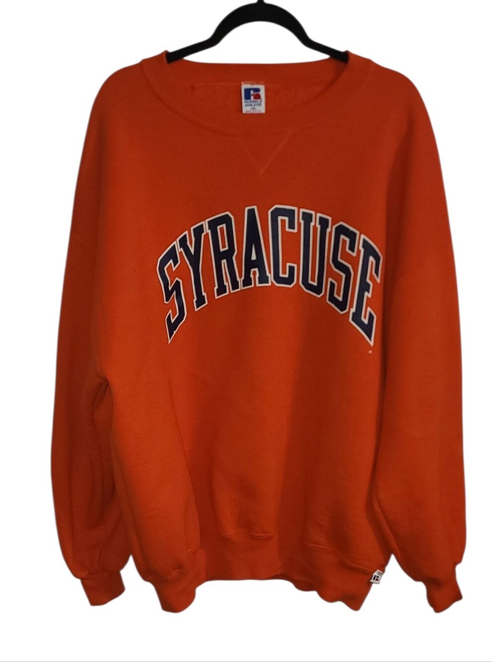 Vintage Russell Athletic Syracuse University Crewneck Pullover Sweatshirt